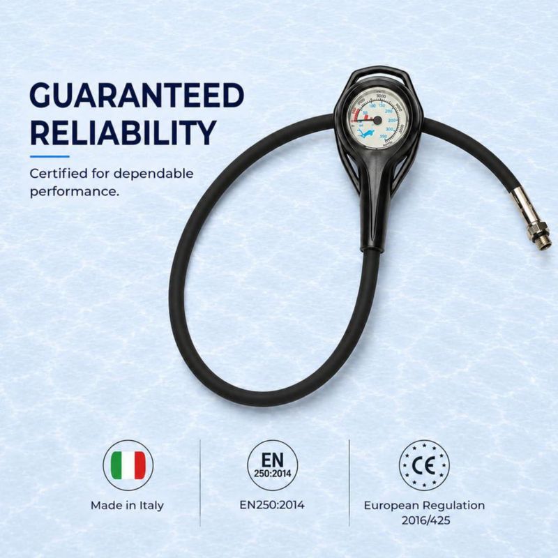 Manómetro Blue Reef 81 cm – Fabricado en Italia