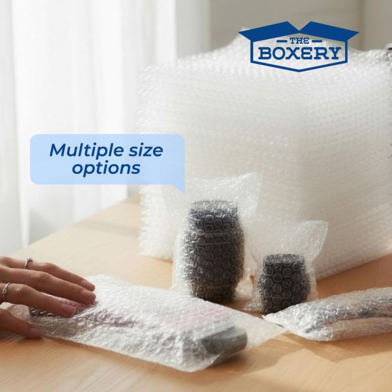 Bolsa de burbujas auto sellante The Boxery 27 × 33 cm – Pack de 250 unidades