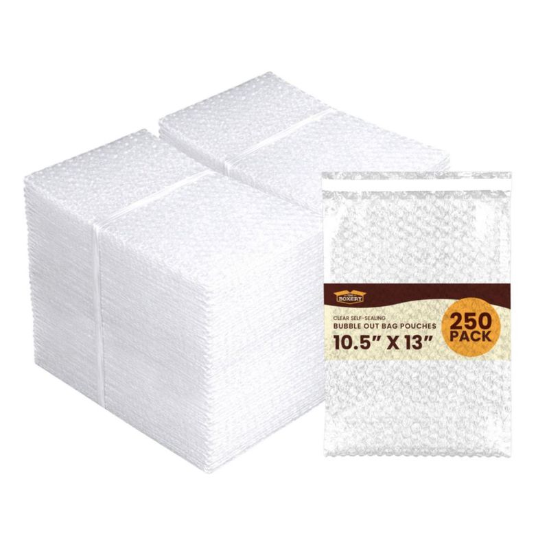 Bolsa de burbujas auto sellante The Boxery 27 × 33 cm – Pack de 250 unidades