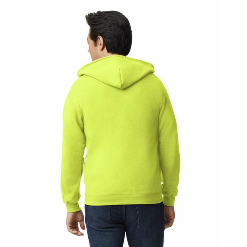 Sudadera con capucha Gildan G18600 Verde Seguridad Talla X-Large
