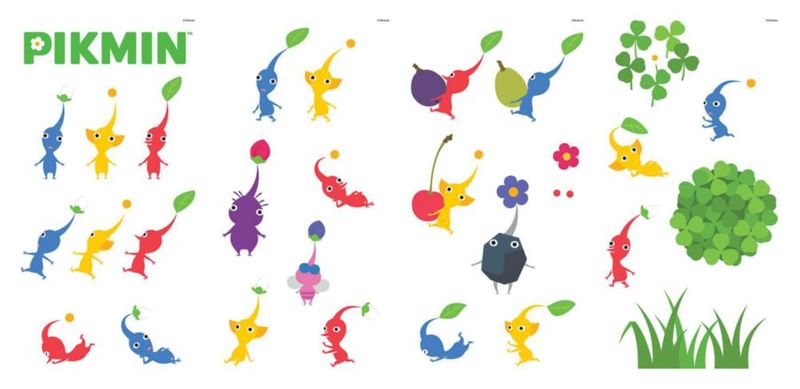Pegatinas de Pared RoomMates – Personajes de Nintendo Pikmin