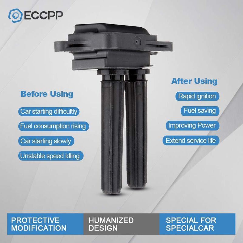 Bobinas de Encendido ECCPP Pack de 8 Unidades 57 L V8 UF504