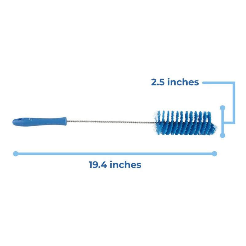 Cepillo para Tubos y Válvulas Vikan 67 cm L 34 cm Mango Azul 53703‑1