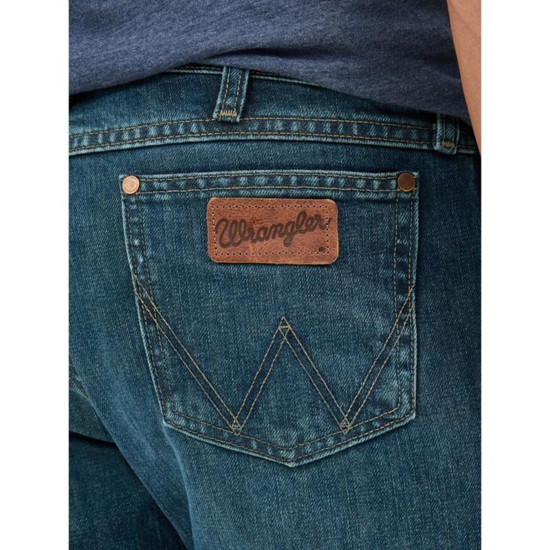 Pantalones Wrangler Retro Slim Fit con pierna ancha 100% algodón