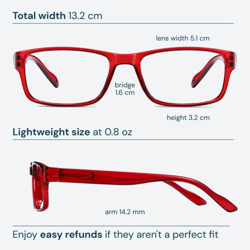 Gafas de Lectura Gaoye 1.0 con Luz Azul - Pack de 5
