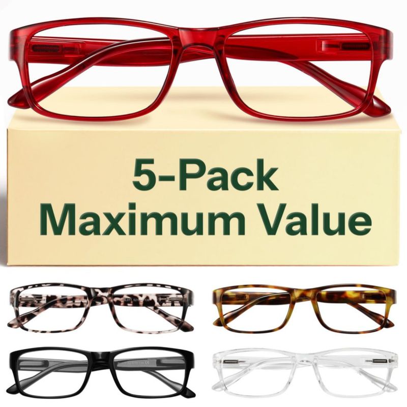 Gafas de Lectura Gaoye 1.0 con Luz Azul - Pack de 5