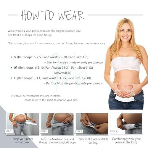 Banda de Maternidad Maeband Extensor para Jeans