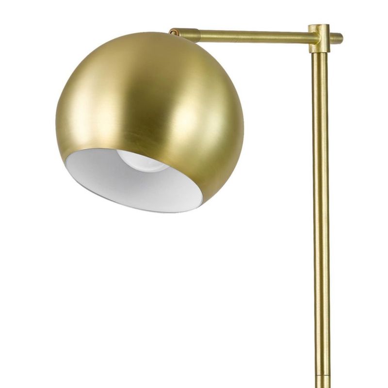 Lámpara de pie Globe Electric 150 cm Acabado satinado en oro