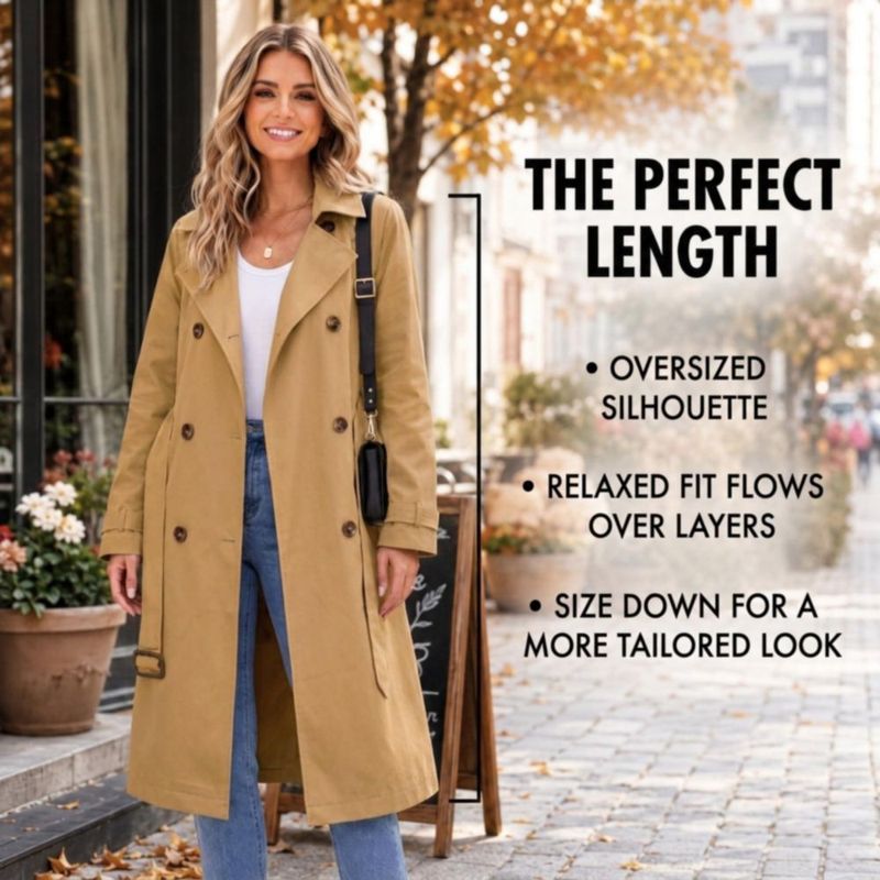 Abrigo largo tipo trench para mujer Steve Madden