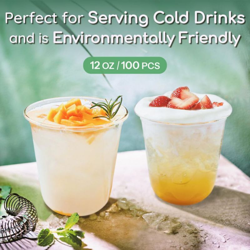 Vaso desechable Alterf 355 ml biodegradable PLA - paquete de 100
