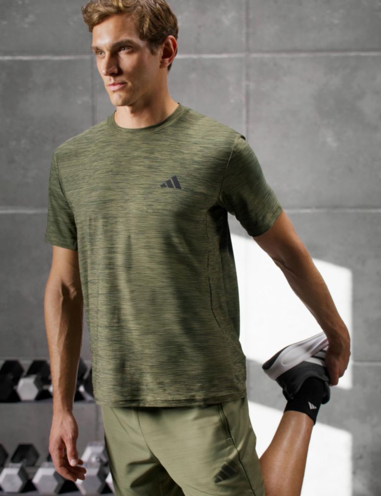 Camiseta adidas Hombre Flex XXL (Oliva Strata)