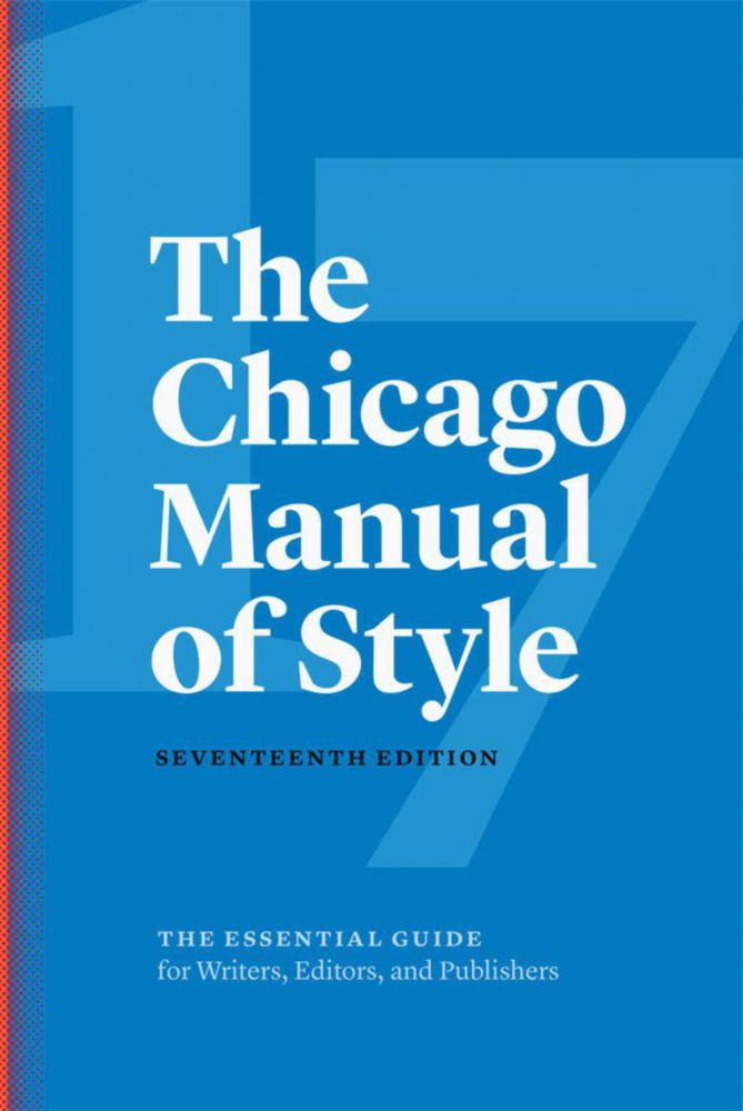 Libro University of Chicago Press 17ª Edición