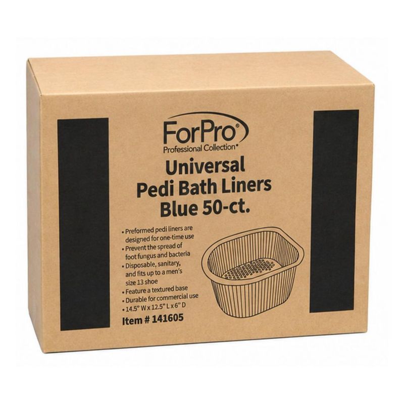 Forros para Baño de Pedicura ForPro - Pack de 50 unidades Azul
