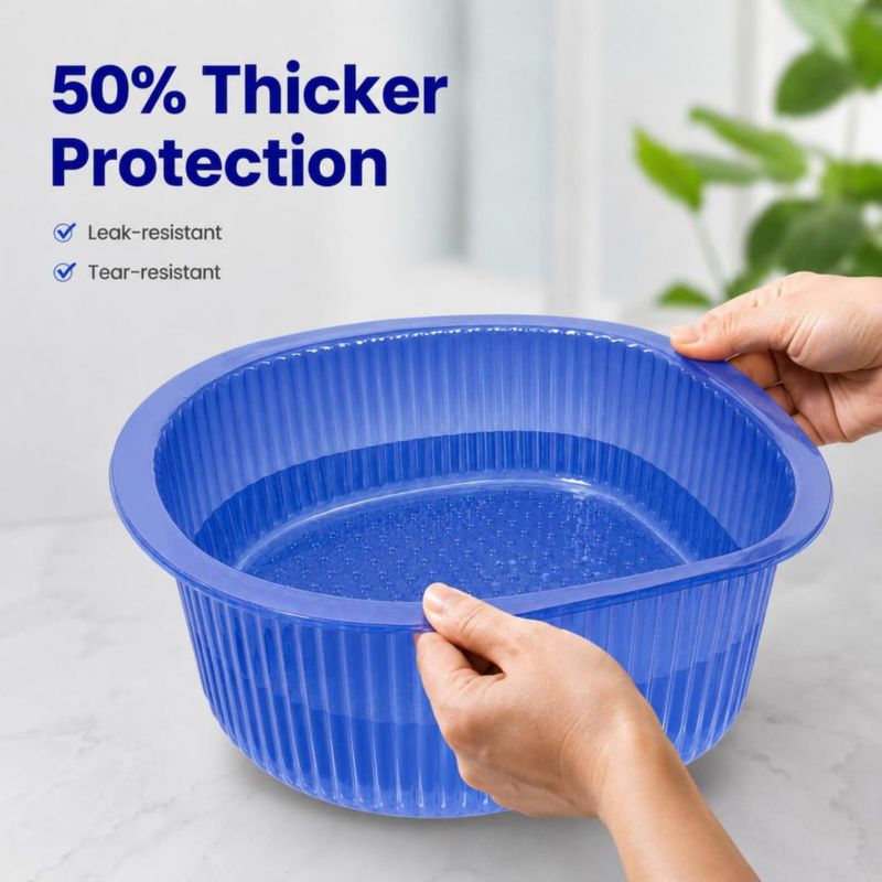 Forros para Baño de Pedicura ForPro - Pack de 50 unidades Azul