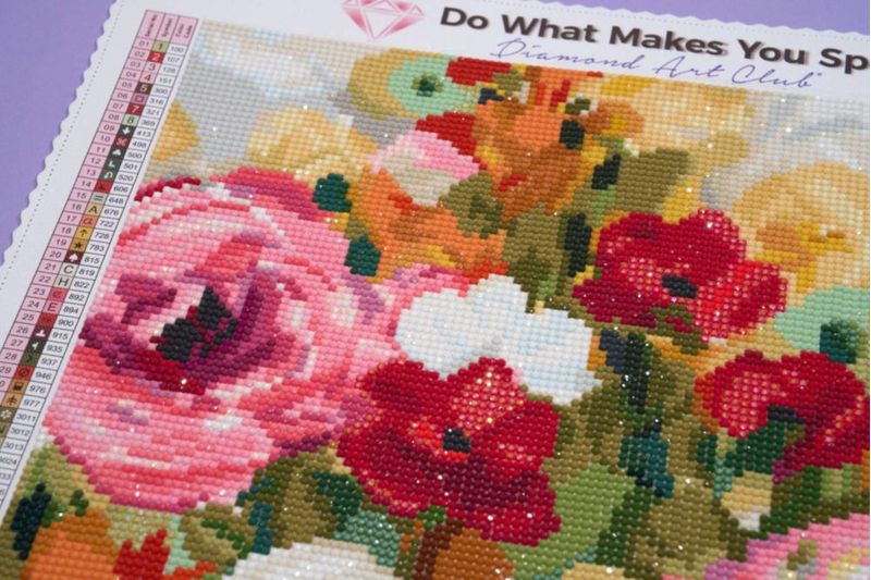 Kit de Arte con Diamantes DIAMOND ART CLUB Jardín de Lea 33 cm