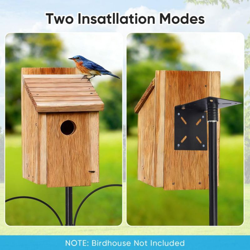 Poste para comedero de aves WecoLink 198 cm antiardilla