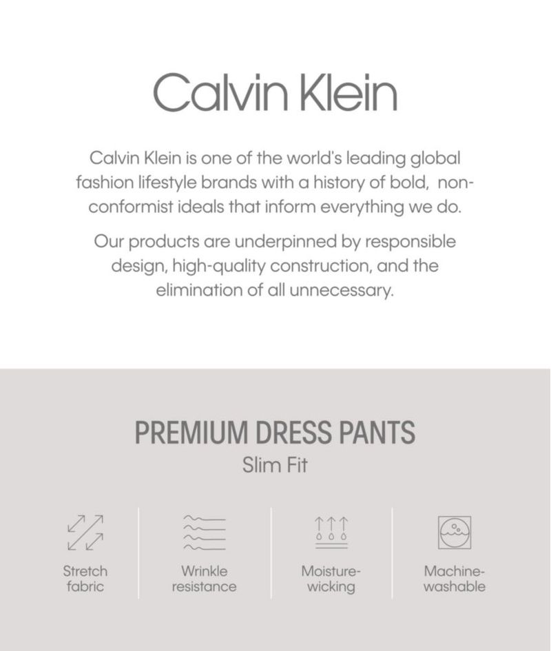 PANTALONES Calvin Klein 84 cm de cintura x 76 cm Corte entallado Elástico Negro