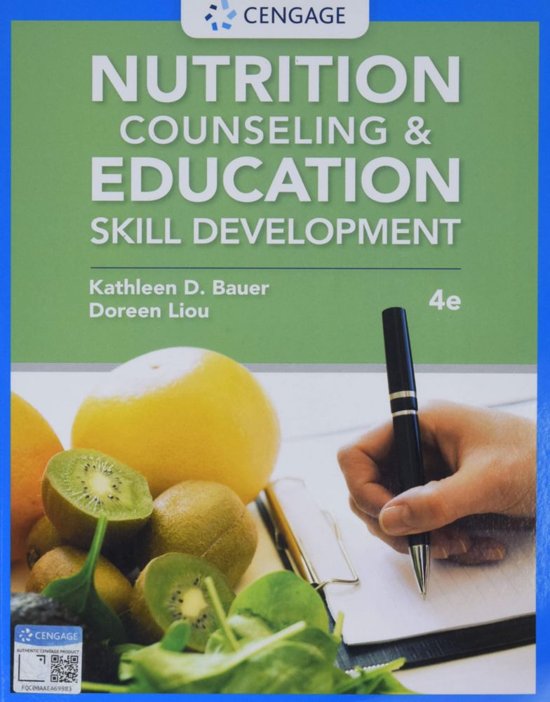 Libro Cengage Learning: Desarrollo de Habilidades en Consejería y Educación Nutricional