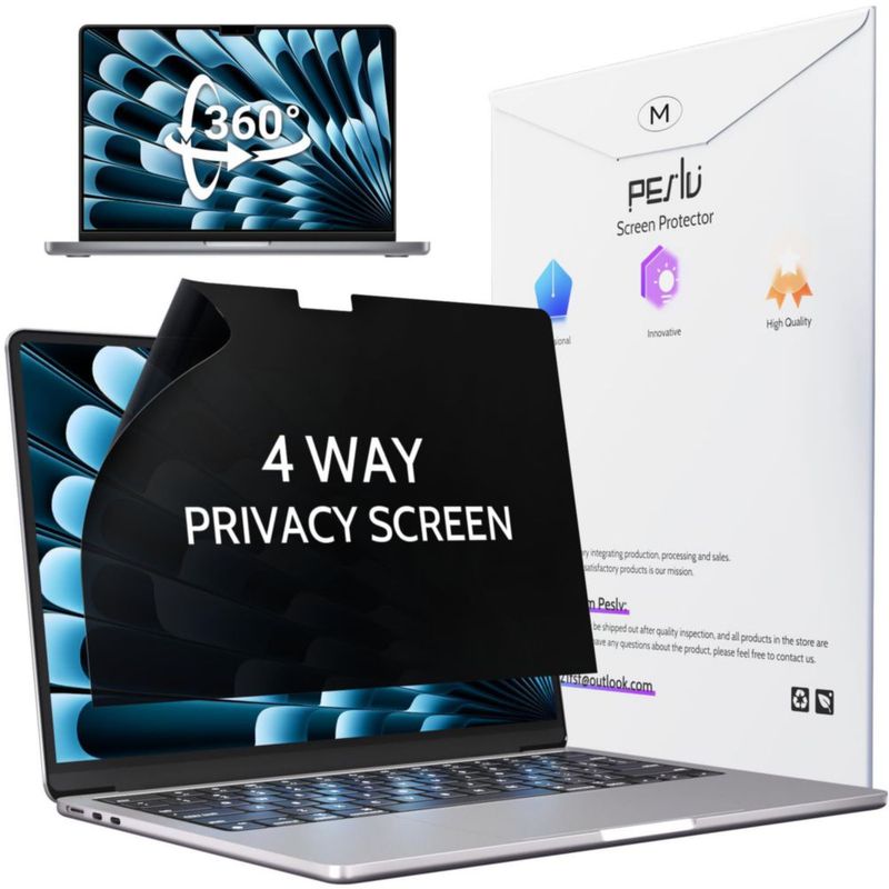 Protector de pantalla Peslv para MacBook Air 15" (2023-2026)
