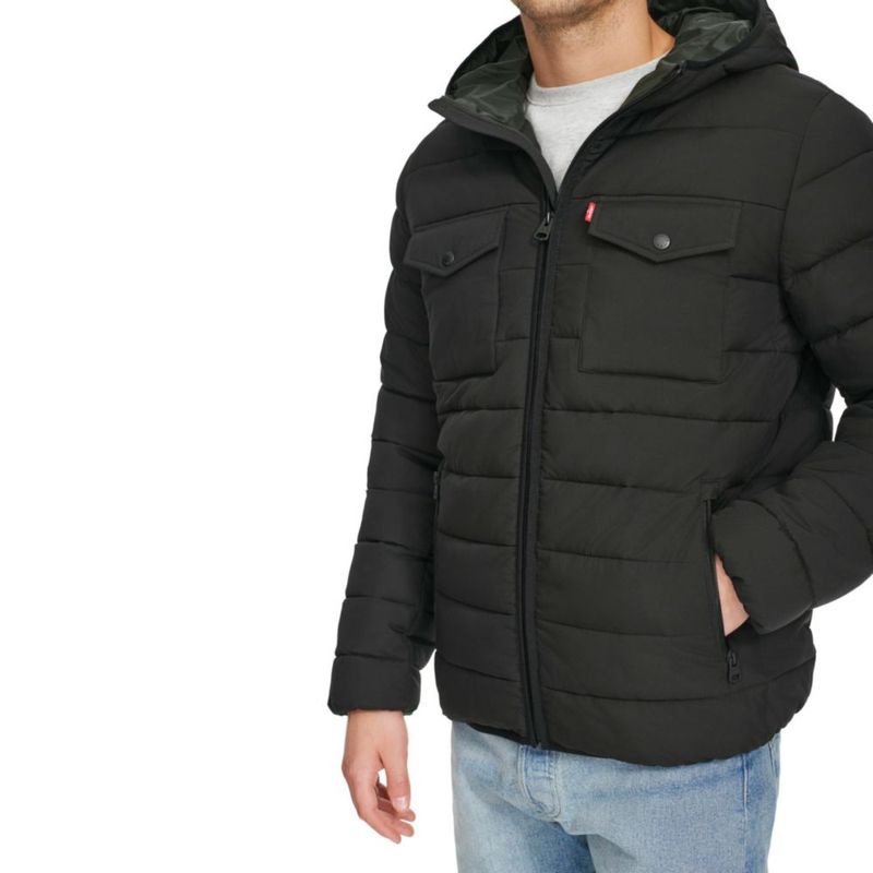 Chaqueta acolchada Levi's Stretch negra talla M