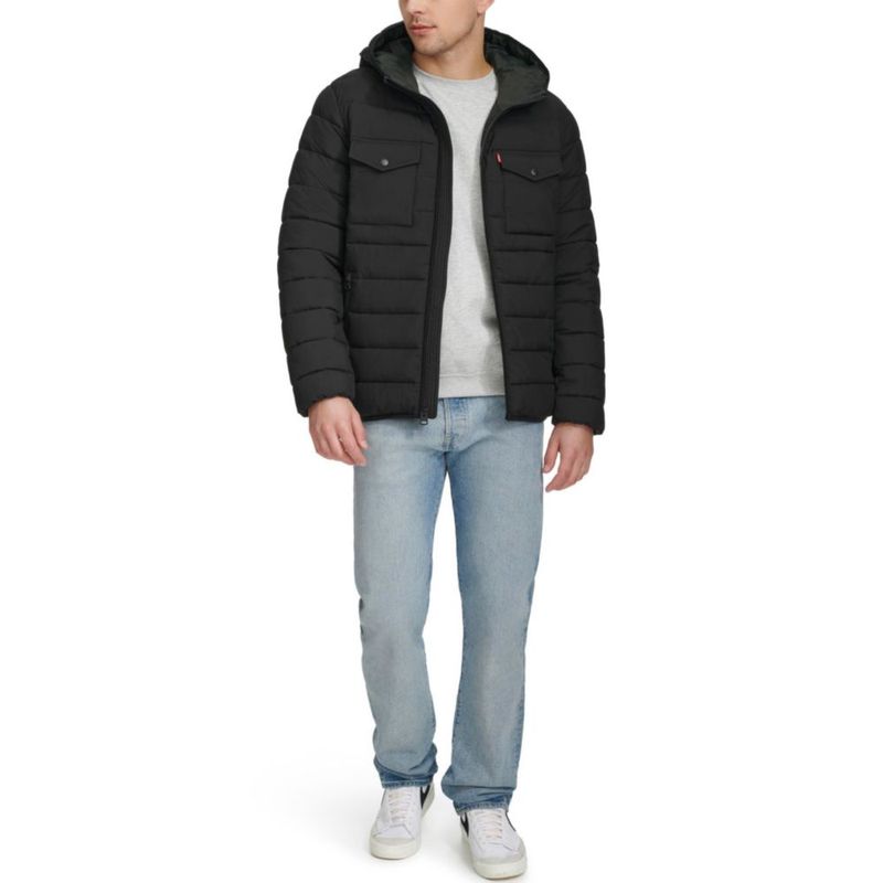 Chaqueta acolchada Levi's Stretch negra talla M