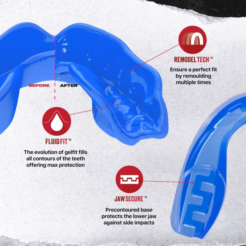 Protector Bucal SAFEJAWZ Elements de Doble Capa para Adultos