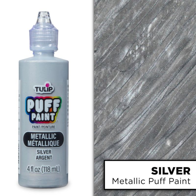 Pintura para tela TULIP 118 ml Plateado metálico