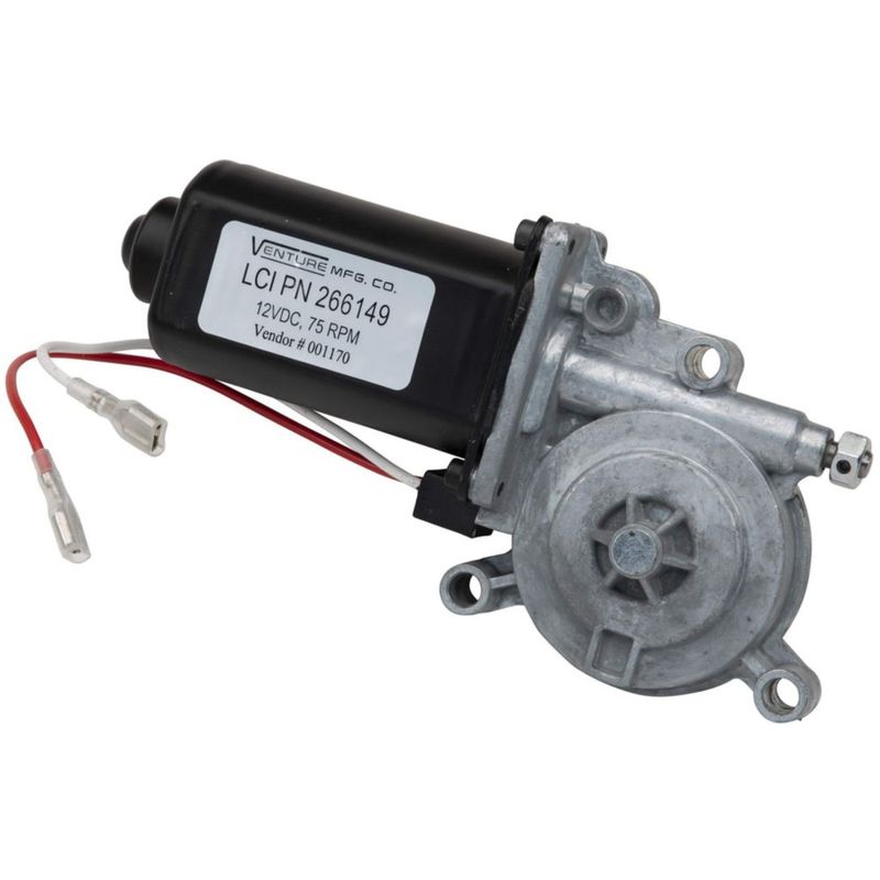 Motor para Toldo Eléctrico Solera 12V DC 75 RPM con Conectores Dobles
