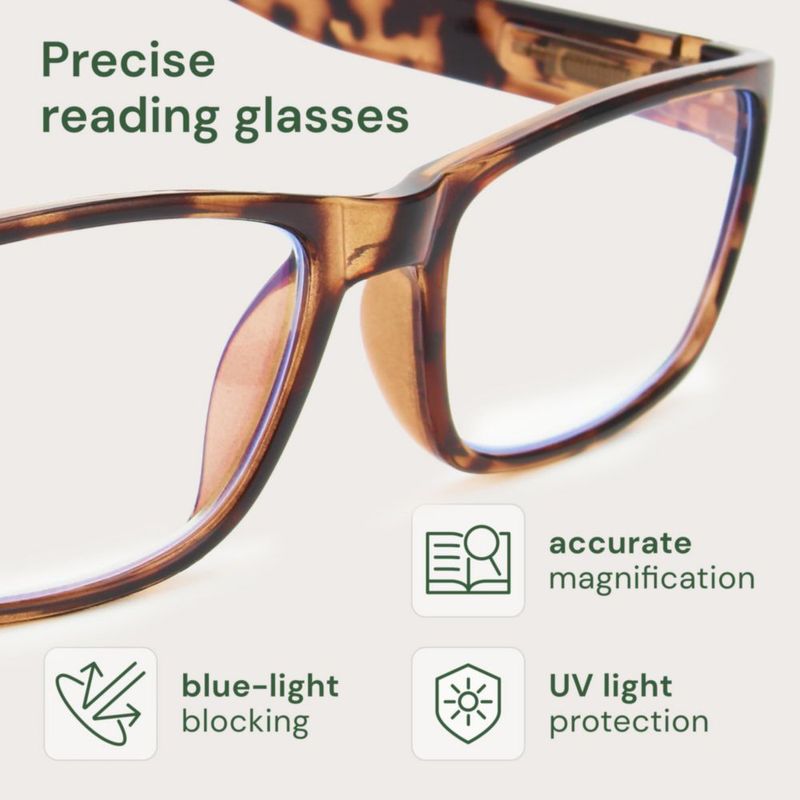 Gafas de Lectura Gaoye Pack de 2 con Filtro de Luz Azul y Protección UV