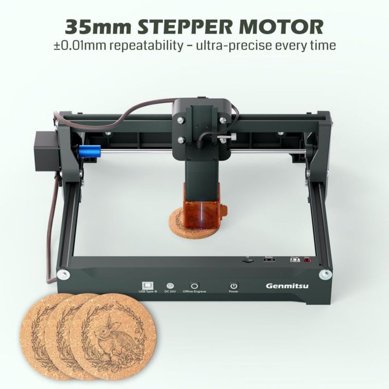 Grabadora Láser Genmitsu 10W Inalámbrica con Soporte de App