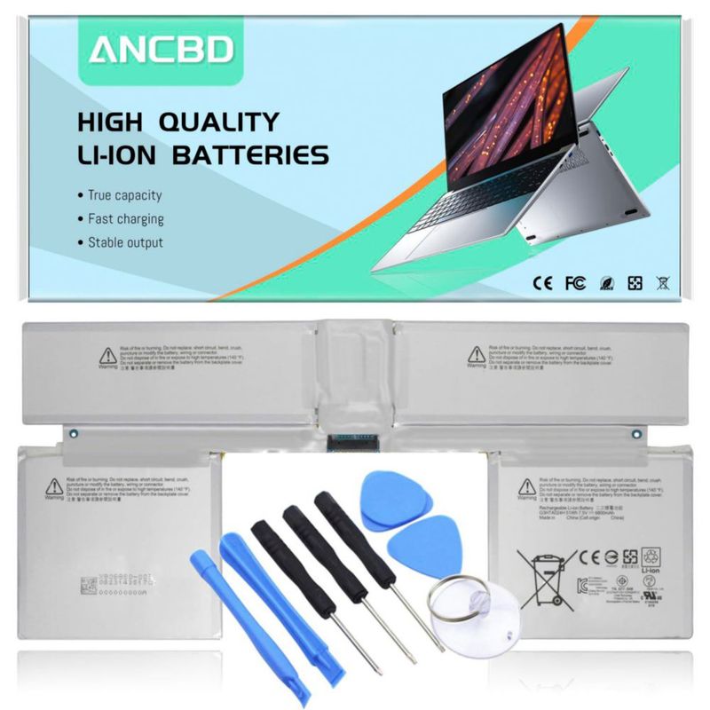 Batería ANCBD 75 V 51 Wh/6800 mAh para Microsoft Surface Book