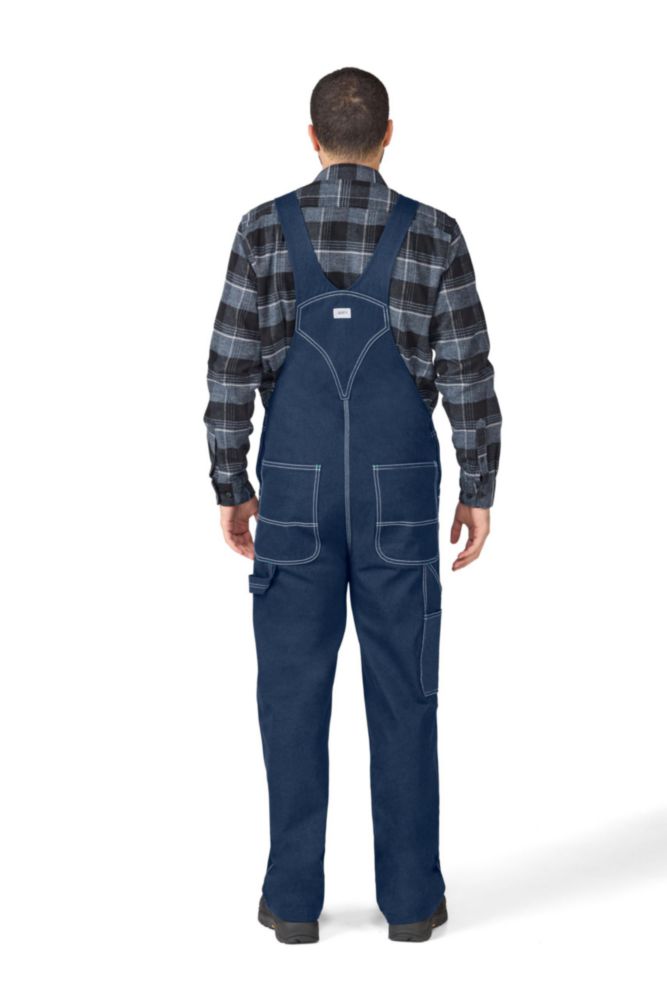 Overol con peto Liberty 42x28 de denim rígido 100% algodón