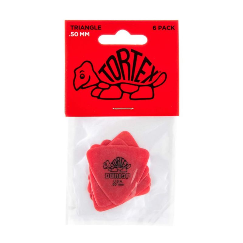 PLECTRUM Jim Dunlop Tortex .50 mm (paquete de 6)