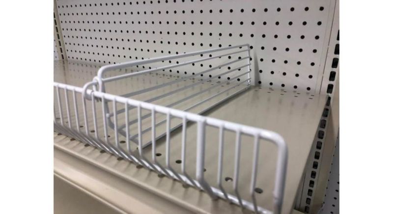 Divisor de alambre TRION 8 cm x 56 cm Blanco con recubrimiento en polvo