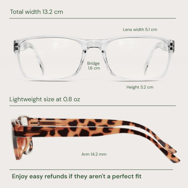 Gafas de lectura Gaoye 1.5 con filtro de luz azul - Paquete de 2