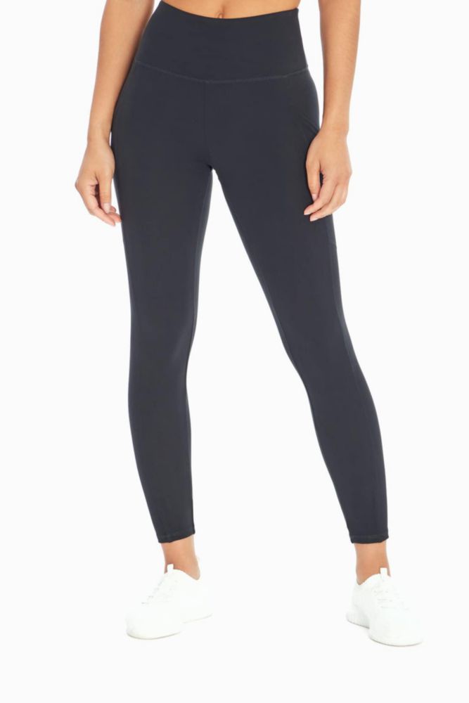 Leggings Balance Collection negro grande con bolsillo de 64 cm