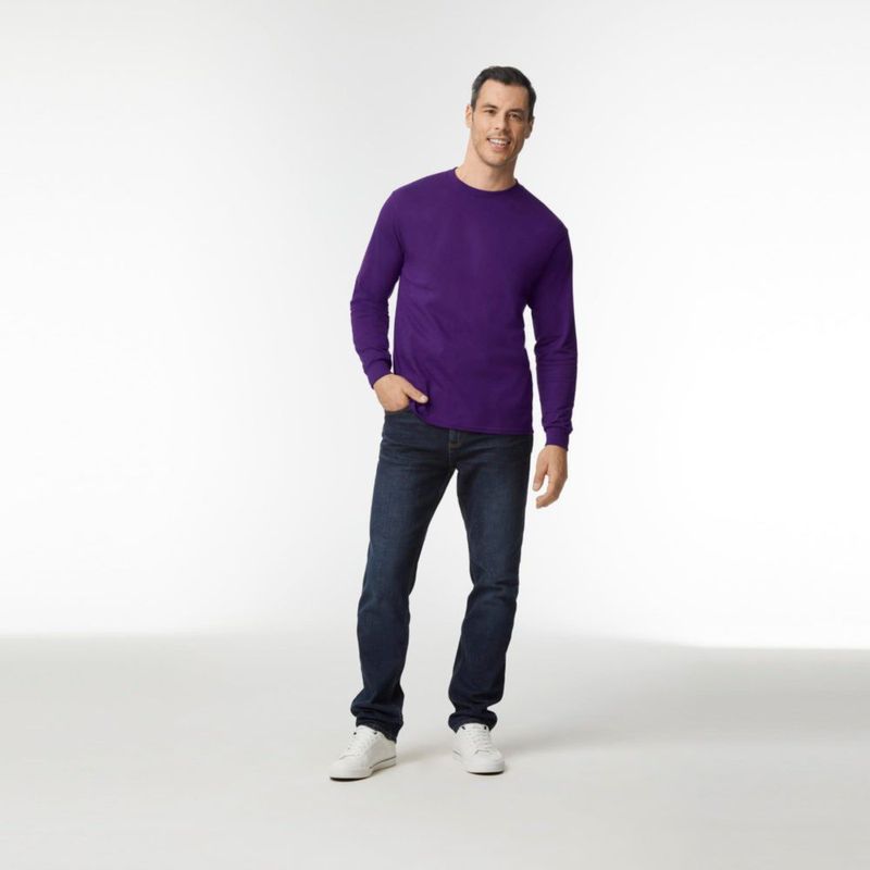 Camiseta Gildan G5400 2 piezas Morada XXL