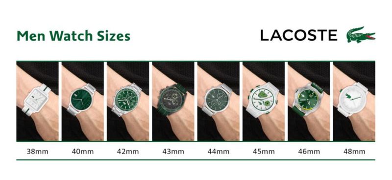 Reloj Lacoste 42 mm Cronógrafo Acero Inoxidable