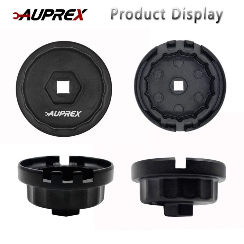 Llave para filtro de aceite AUPREX 64 mm 14 ranuras negra