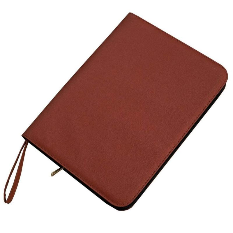 Estuche para plumas Lanxivi 48 ranuras cuero sintético PU 33x25x3 cm
