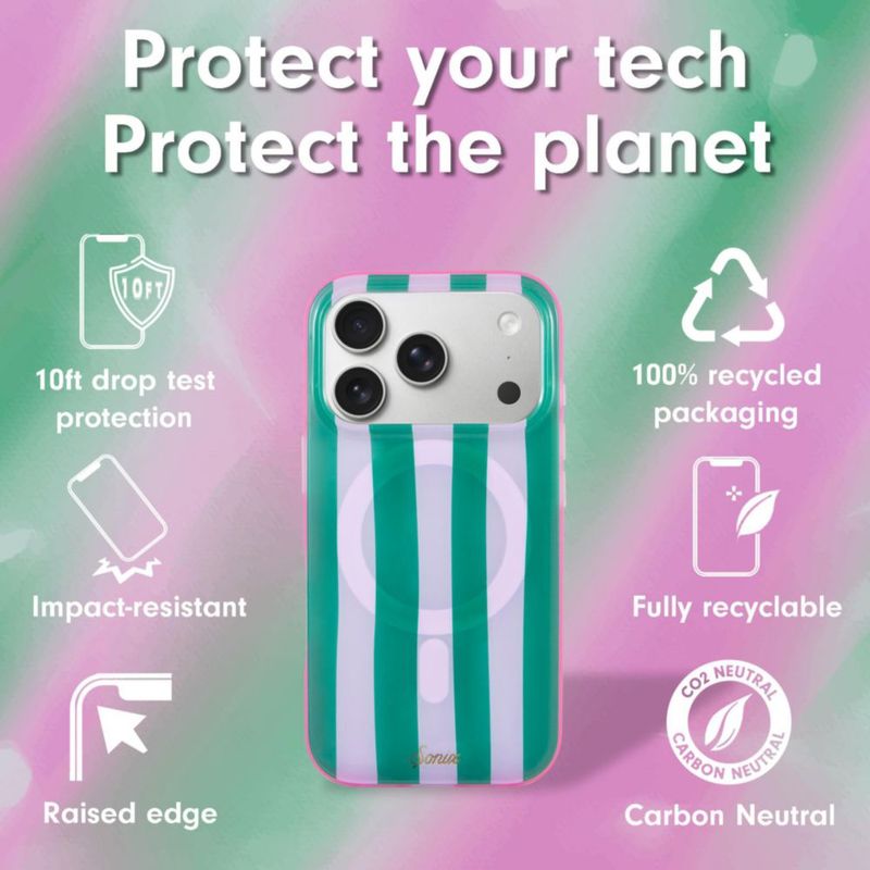 Funda Sonix para iPhone 18/17 Pro Max con rayas Jelly