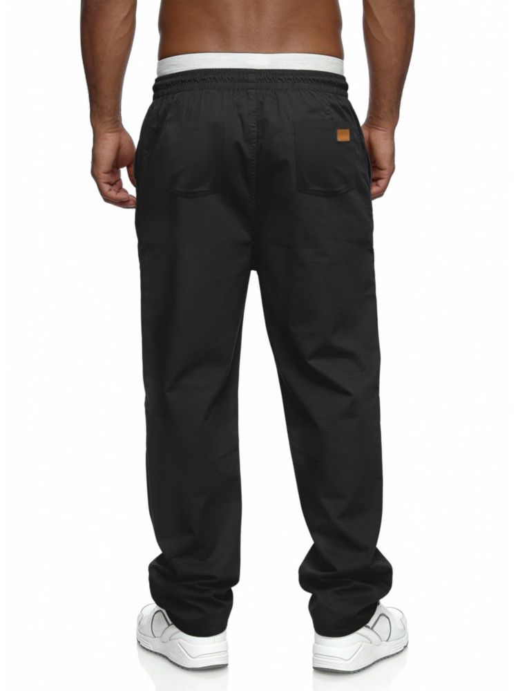 Comdecevis Pantalones Cargo Holgados Negro Talla M (34)