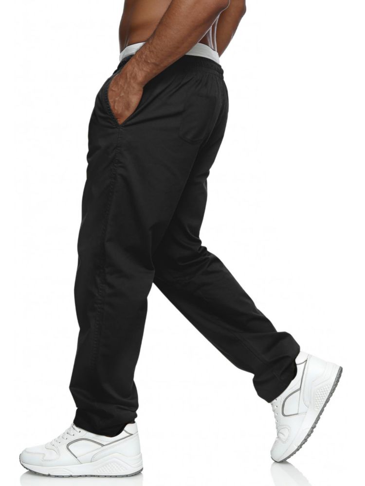 Comdecevis Pantalones Cargo Holgados Negro Talla M (34)
