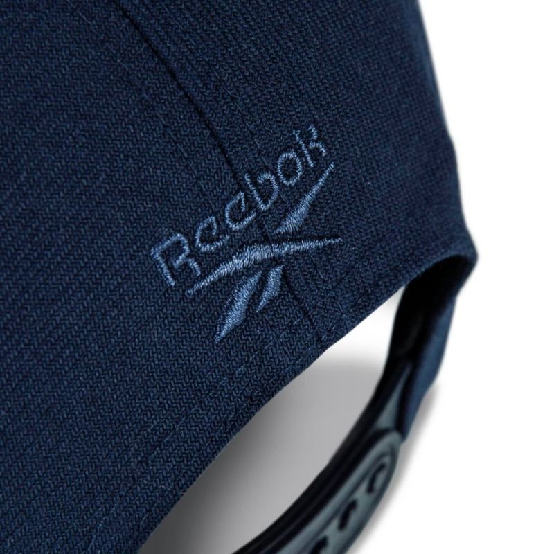 Gorra de béisbol Reebok Vector azul marino snapback transpirable