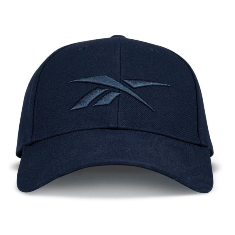 Gorra de béisbol Reebok Vector azul marino snapback transpirable