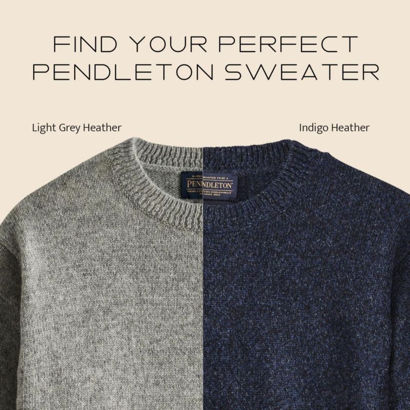 Suéter de lana Shetland para hombre Pendleton