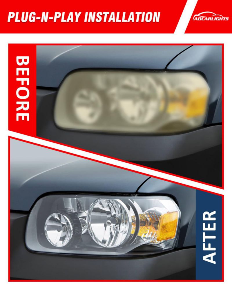 Farol delantero ADCARLIGHTS para Ford Escape 2005‑2007 (halógeno)