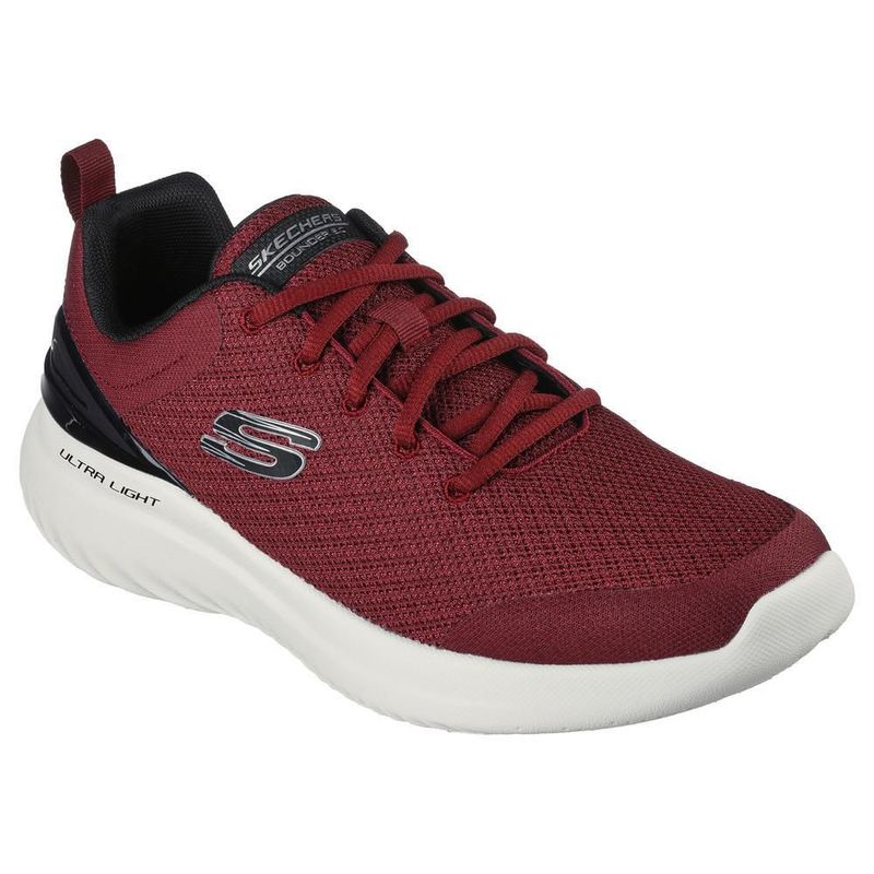Tenis skechers mens sport vino para hombre 232670bubk