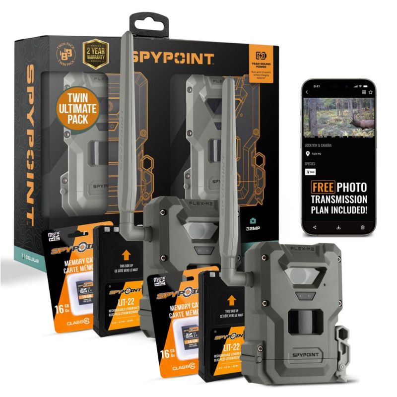 Cámara de Seguridad SPYPOINT Flex-M2 Twin 32MP LTE
