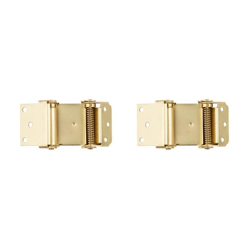 Bisagras de resorte National Hardware N115-303 762 cm latón